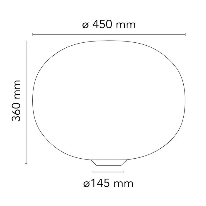 Glo-Ball Basic - lampada da tavolo - Flos