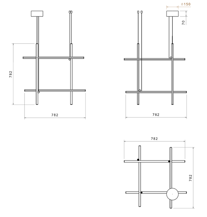 Coordinates - lampada a sospensione - Flos