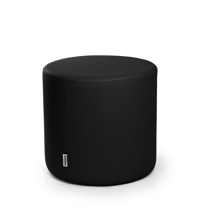 Avalon Tavolino Pouf Rigido Cilindro Similpelle Mamba Trendy Classe 1-IM Ignifugo per Interno ed Esterno. Dim: Ø45 cm X H40 cm