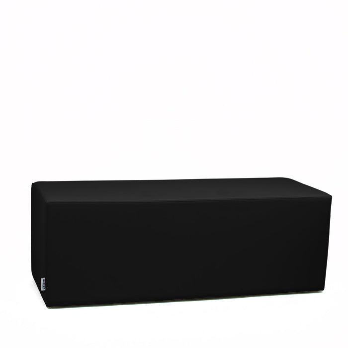 Avalon Pouf Rigido Rettangolo Similpelle Mamba Trendy Classe 1-IM Ignifugo per Interno ed Esterno. Dim: Larg. 120 cm X Prof. 45 cm X Alt. 43 cm