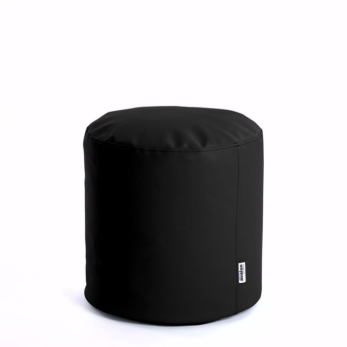Avalon Pouf Cilindro Jazz Similpelle Diam. 45 cm, Alt. 45 cm