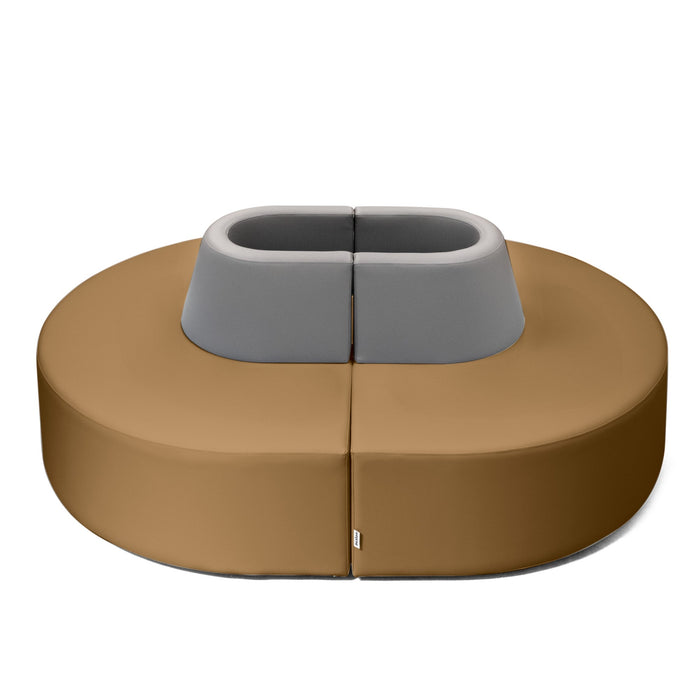 Pouf Magnetica Avalon in Ecopelle Mamba Trendy Classe 1-IM Ignifugo per Interno ed Esterno. Dim: Larg. 150 cm X Prof. 100 X H70 cm