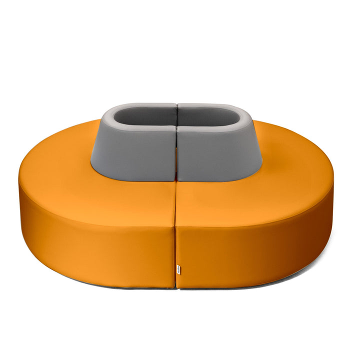 Pouf Magnetica Avalon in Ecopelle Mamba Trendy Classe 1-IM Ignifugo per Interno ed Esterno. Dim: Larg. 150 cm X Prof. 100 X H70 cm