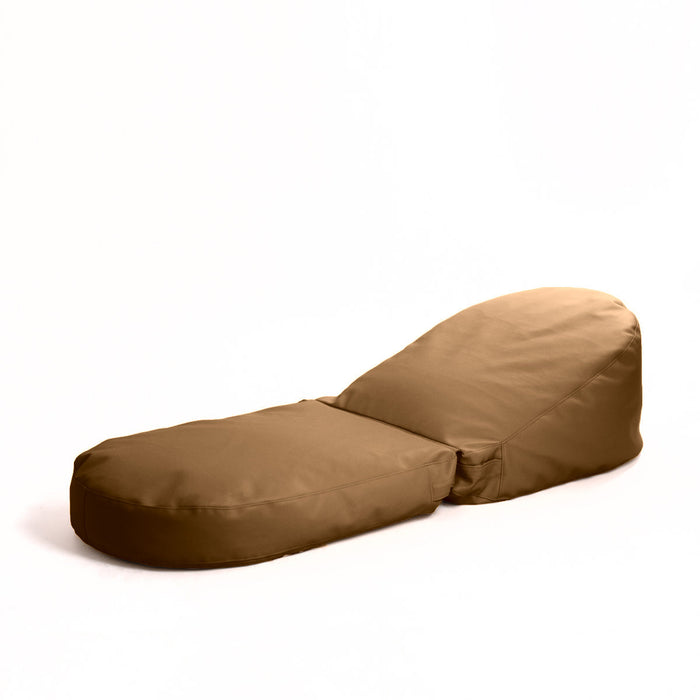 Avalon Pouf Poltrona/Letto Double Mamba in ecopelle Imbottito Made in Italy dim:  95X75 cm