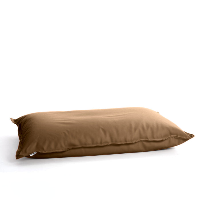 Pouf Poltrona Cuscino Thin medio in finta pelle antimacchia Mamba per esterno dim.90x135 cm