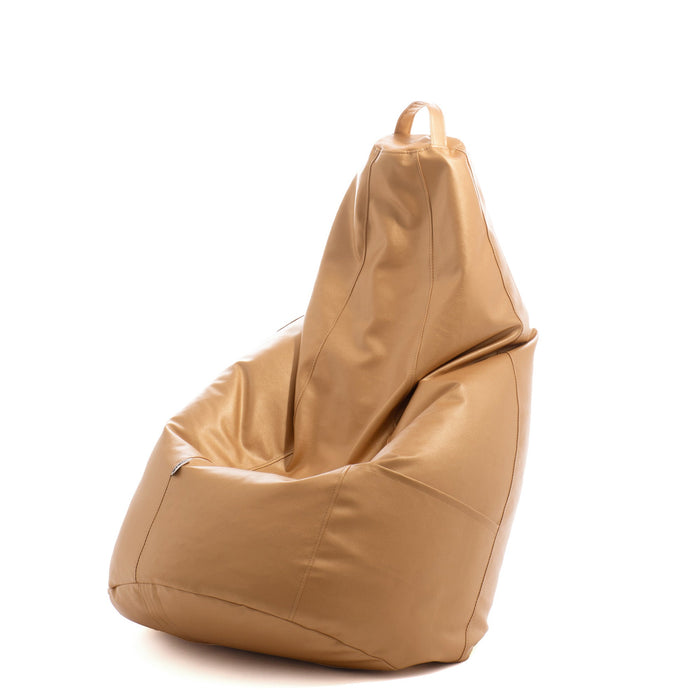 Avalon Pouf Poltrona Sacco Pera in Finta pelle Jazz di Dim. 70x130cm Made in Italy + Pochette Omaggio