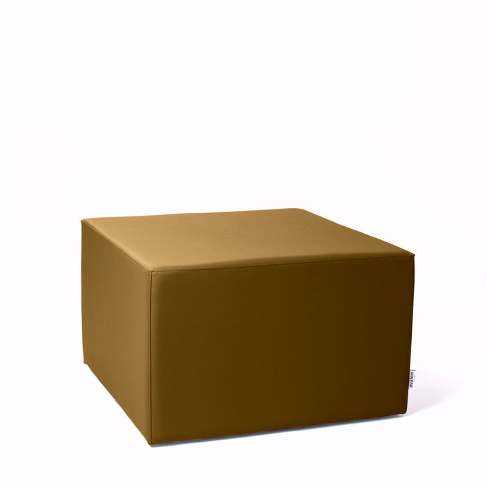 Avalon Pouf Rigido Cubo Similpelle Mamba TrendyClasse 1-IM Ignifugo per Interno ed Esterno. Dim: Larg. 70 cm X Prof. 70 cm X Alt. 43 cm