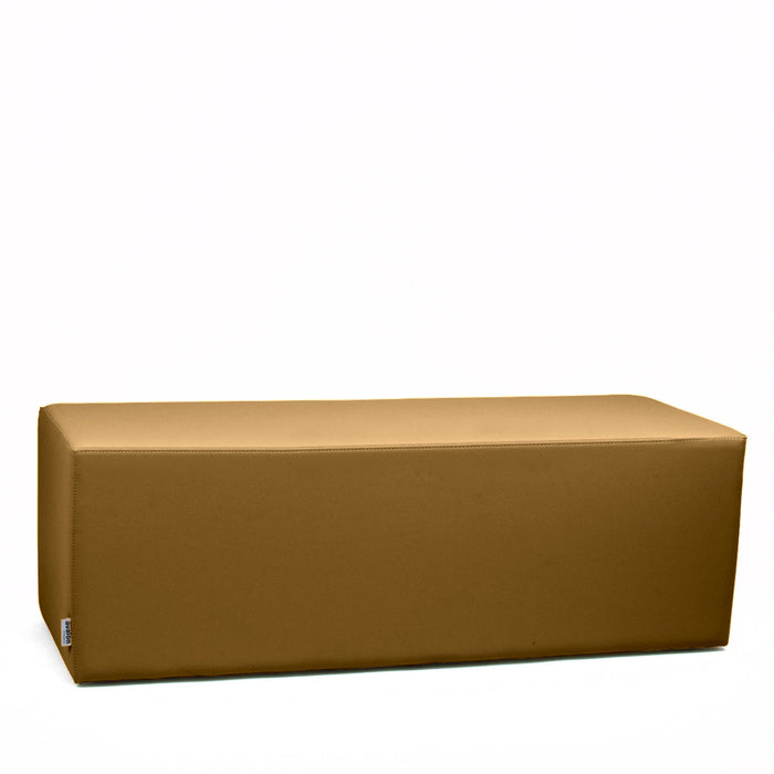 Avalon Pouf Rigido Rettangolo Similpelle Mamba Trendy Classe 1-IM Ignifugo per Interno ed Esterno. Dim: Larg. 150 cm X Prof. 45 cm X Alt. 43 cm