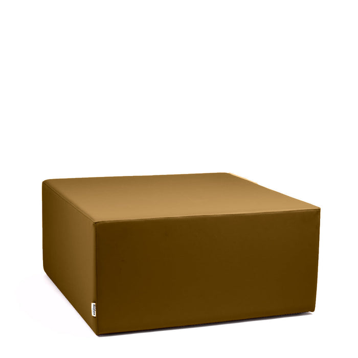 Avalon Tavolino Pouf Cubo rigido in Similpelle Mamba Trendy Classe 1-IM Ignifugo per Interno ed Esterno. Dim: Larg 90cm X Prof 90cm X Alt 40 Cm
