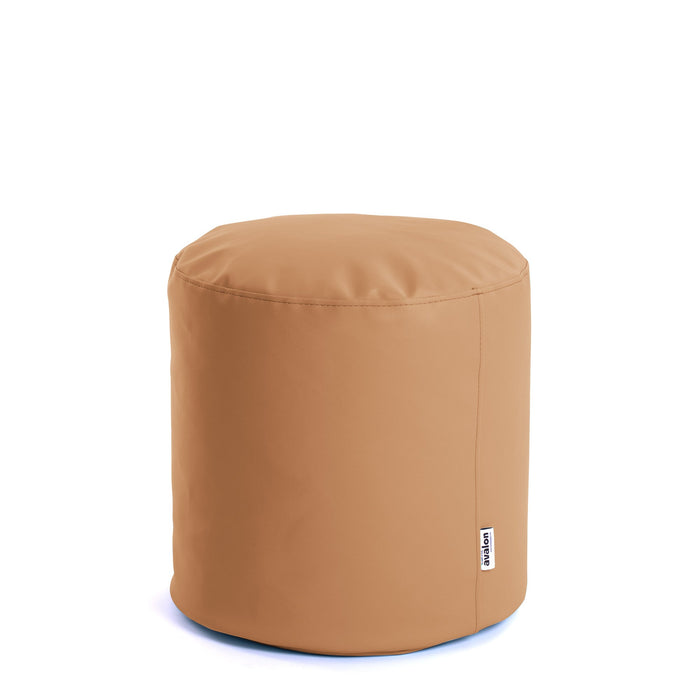 Avalon Pouf Cilindro Jazz Similpelle Diam. 45 cm, Alt. 45 cm