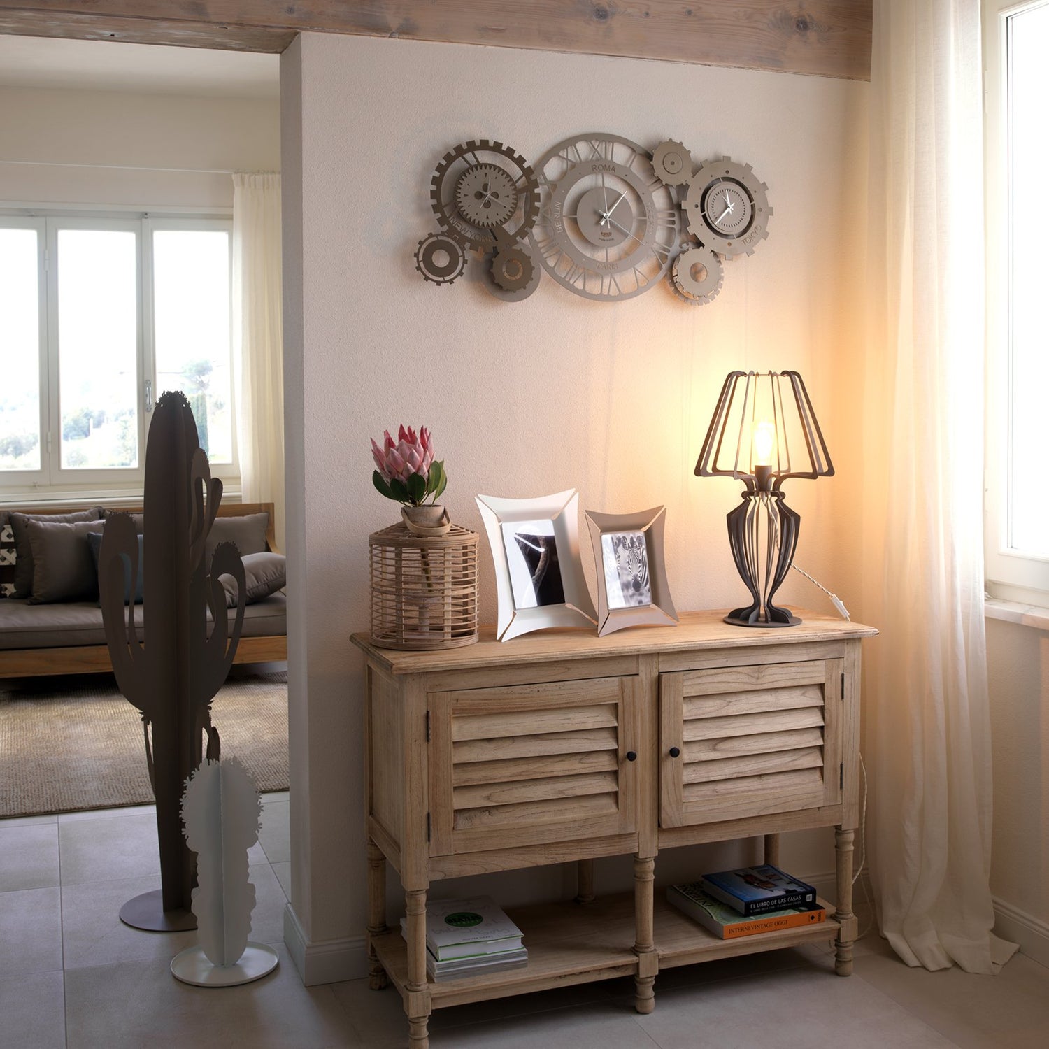 Orologio stile industrial 