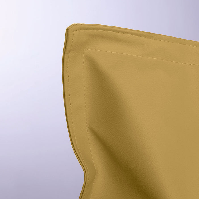 Pouf Poltrona Cuscino Thin medio in finta pelle antimacchia Mamba per esterno dim.90x135 cm