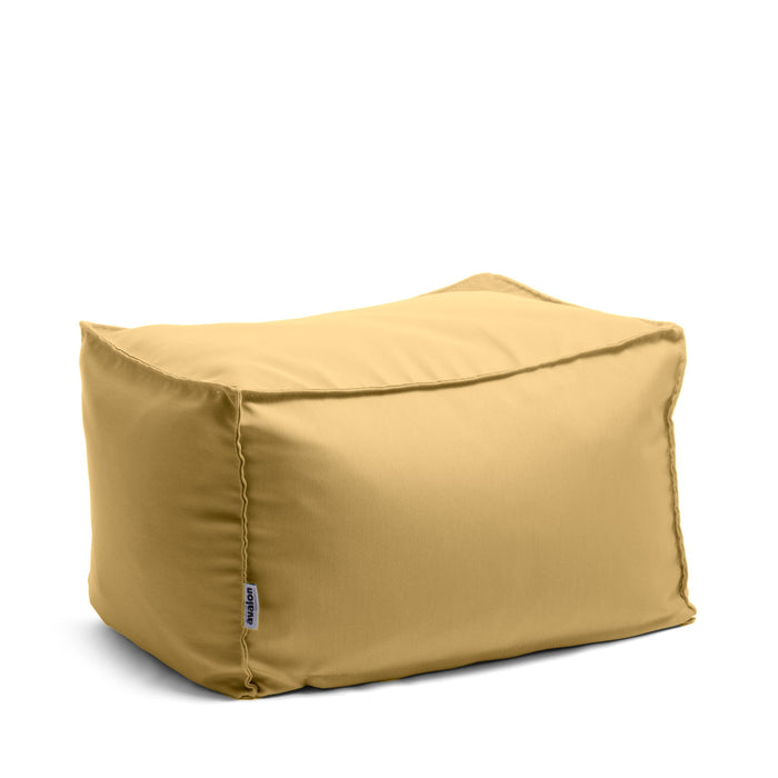 Pouf Badd  Avalon in tessuto Tropical per esterno. Dim: 45x60x38 cm
