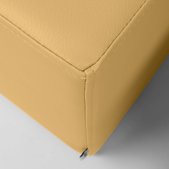 Avalon Tavolino Pouf Cubo rigido in Similpelle Mamba Trendy Classe 1-IM Ignifugo per Interno ed Esterno. Dim: Larg 45cm X Prof 45cm X Alt 40 Cm