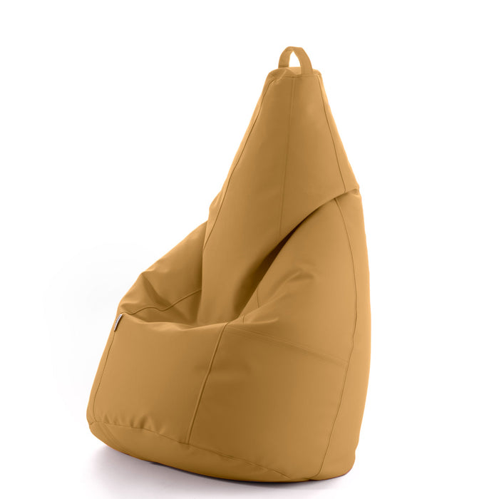 Avalon Pouf Poltrona Sacco Pera in Finta pelle Jazz di Dim. 70x130cm Made in Italy + Pochette Omaggio