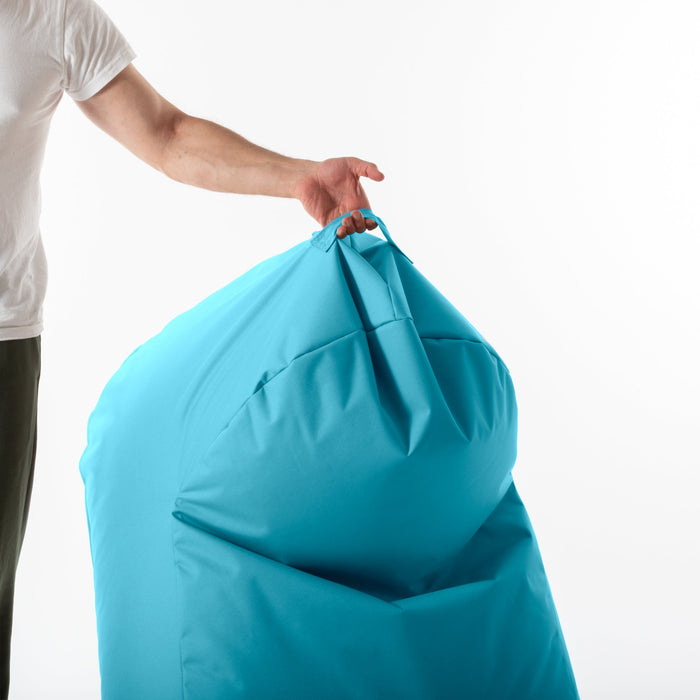 Pouf poltrona Arko Avalon in tessuto poliestere Jive Per Interno, Sfoderabile con Sacca Interna,  Dim. 80x100 cm