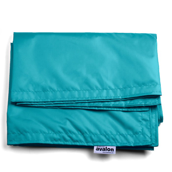Pouf Cuscino Thin medio sacca vuota in tessuto antistrappo impermeabile Jive per interno dim.135x90 cm