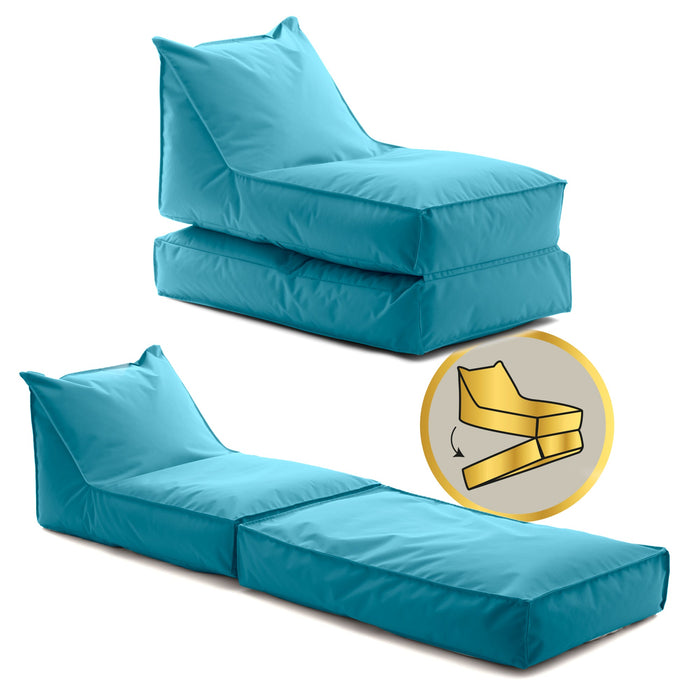Pouf Poltrona Badd Duo Avalon in tessuto poliestere Jive Per Interno. Dim: 95x60 cm