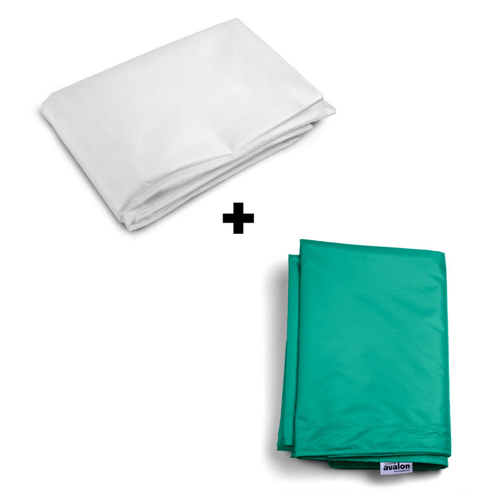 Pouf Cuscino Thin gigante sacca vuota in tessuto antistrappo impermeabile Jive per interno dim.200x140cm