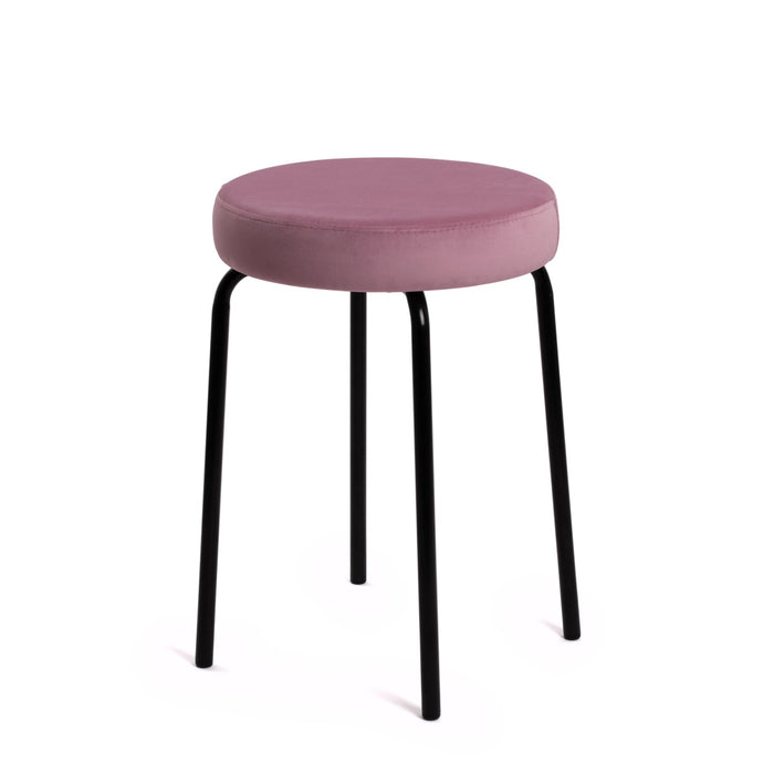 Sgabello Jolly Avalon in tessuto velluto per interno. Dim. 39x51cm