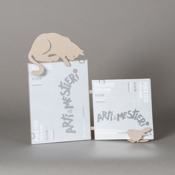 Hunter Cat - Porta foto grande- Arti e Mestieri