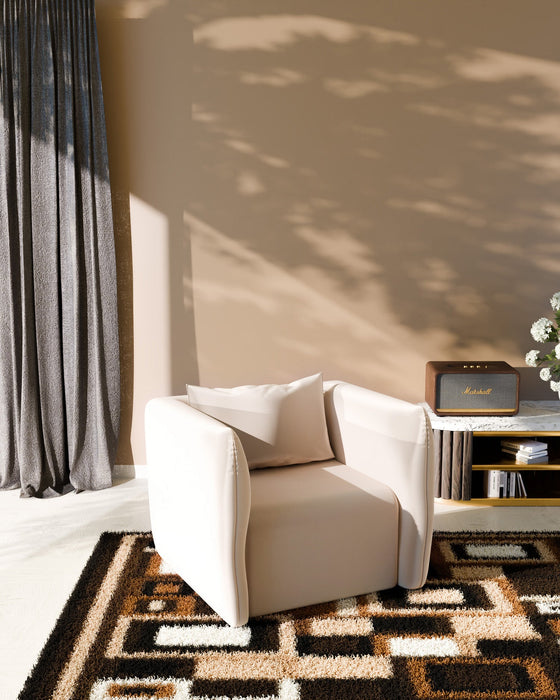 Divano Hug Avalon in Velluto per Sala d'attesa o Zona Living Dim: 84x190xH 68cm