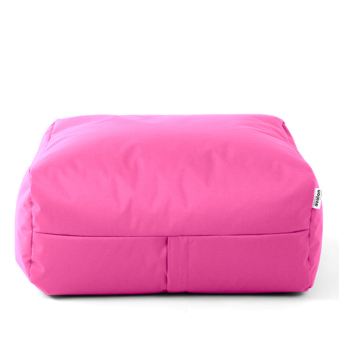 Pouf morbido Grande Quadrato Gaia in tessuto Jive per interno dim 80x80x30 cm