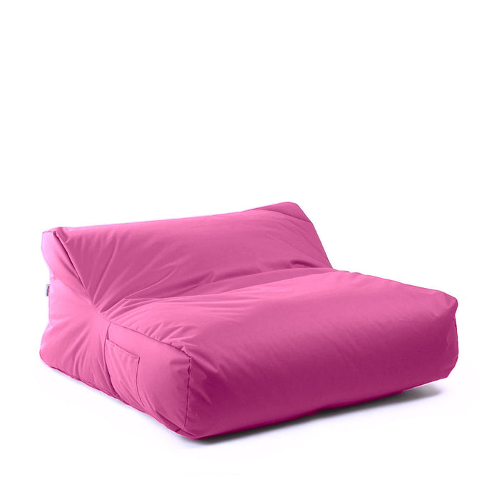 Pouf poltrona matrimoniale doppia XL Gaia in tessuto Jive per interno Dim: 125x120 cm