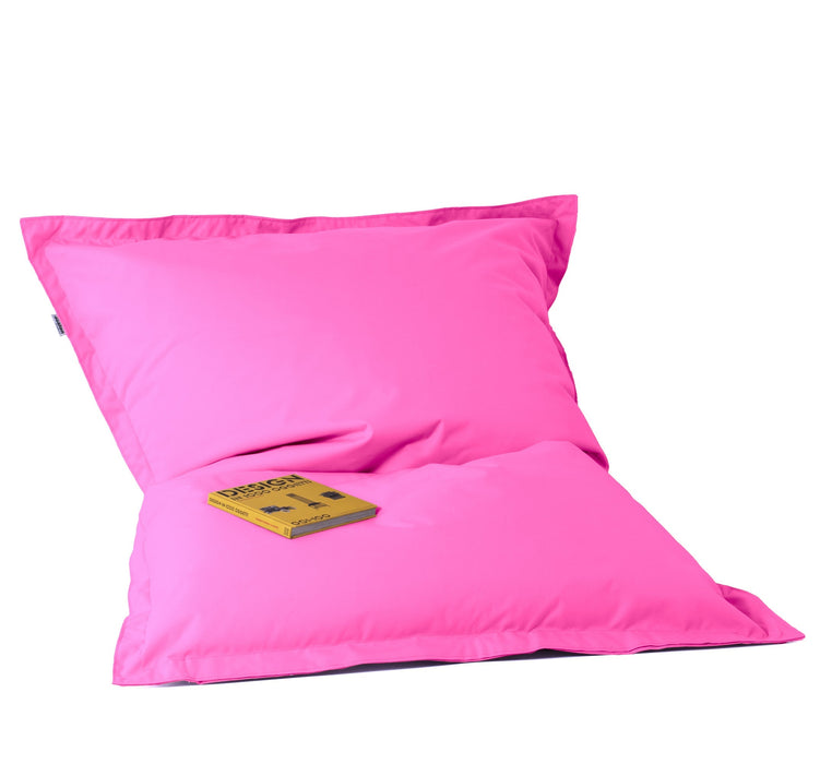 Pouf Cuscino Thin Grande in tessuto antistrappo impermeabile Jive con Sacca interna per interno dim.175x140 cm