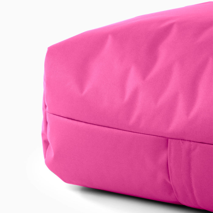 Pouf morbido Grande Quadrato Gaia in tessuto Jive per interno dim 80x80x30 cm