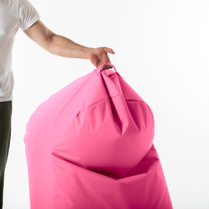 Pouf poltrona Arko Avalon in tessuto poliestere Samba Per Esterno, Sfoderabile con Sacca Interna, Dim. 80x100 cm