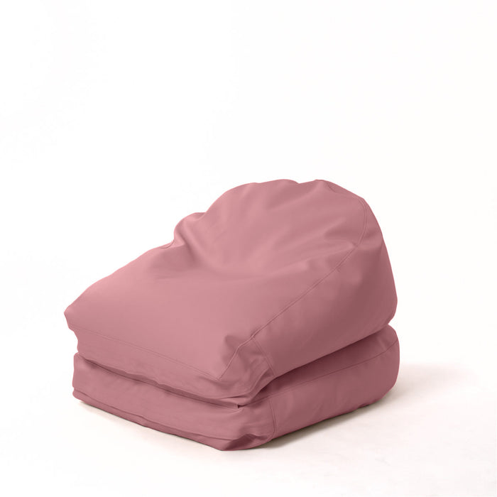 Avalon Pouf Poltrona/Letto Double Mamba in ecopelle Imbottito Made in Italy dim:  95X75 cm