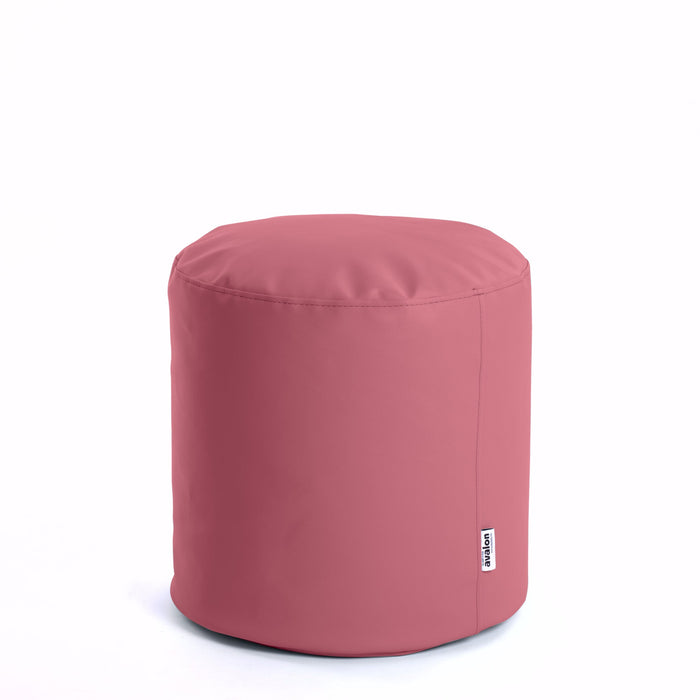 Avalon Pouf Cilindro Jazz Similpelle Diam. 45 cm, Alt. 45 cm