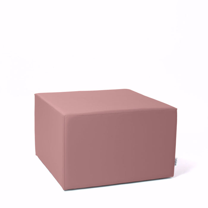 Avalon Tavolino Pouf Cubo rigido in Similpelle Mamba Trendy Classe 1-IM Ignifugo per Interno ed Esterno. Dim: Larg 70cm X Prof 70cm X Alt 40 Cm