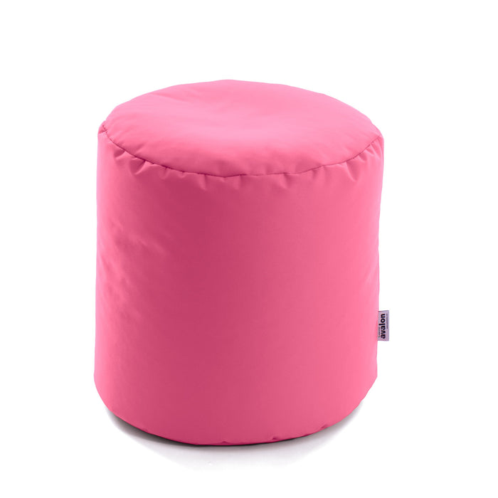 Avalon Pouf Poltrona Cilindro Jive Made in Italy di dimensioni 45x45 cm