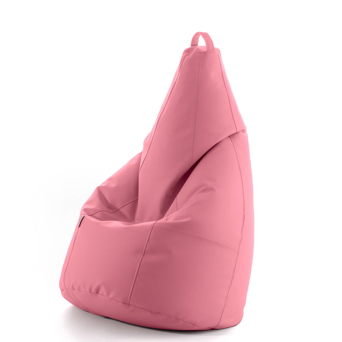 Avalon Pouf Poltrona Sacco Pera in Finta pelle Jazz di Dim. 70x130cm Made in Italy + Pochette Omaggio
