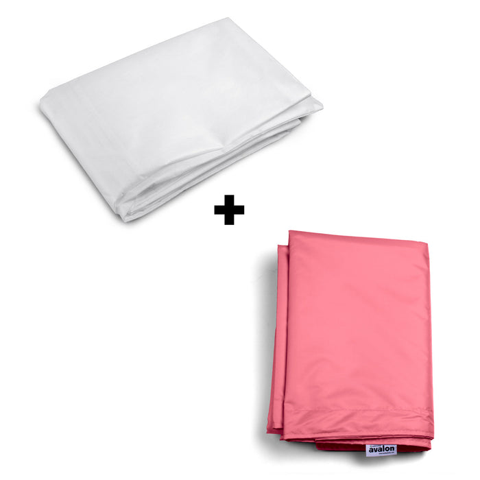 Pouf Cuscino Thin gigante sacca vuota in tessuto antistrappo impermeabile Jive per interno dim.200x140cm