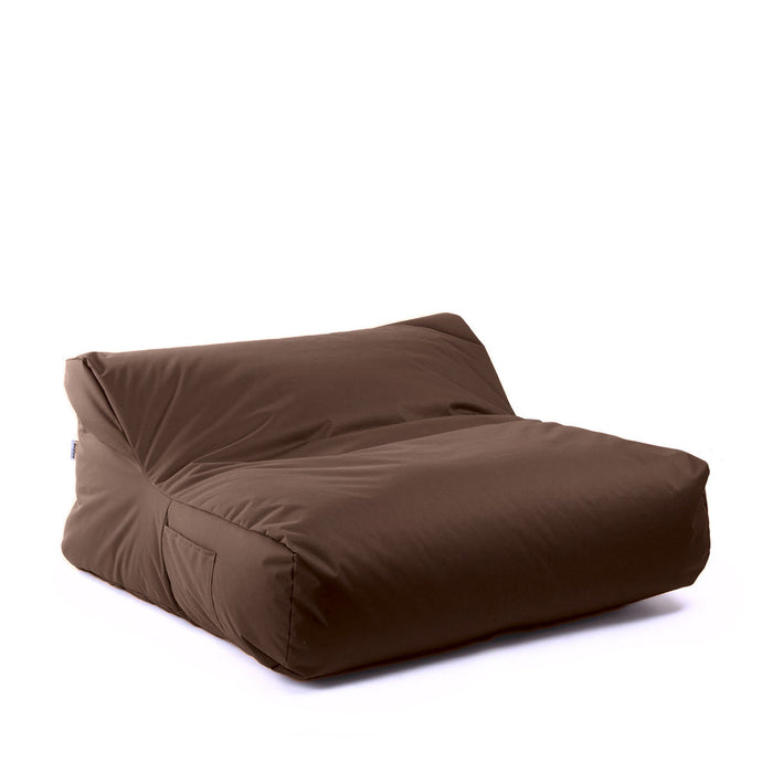 Pouf poltrona matrimoniale doppia XL Gaia in tessuto Jive per interno Dim: 125x120 cm