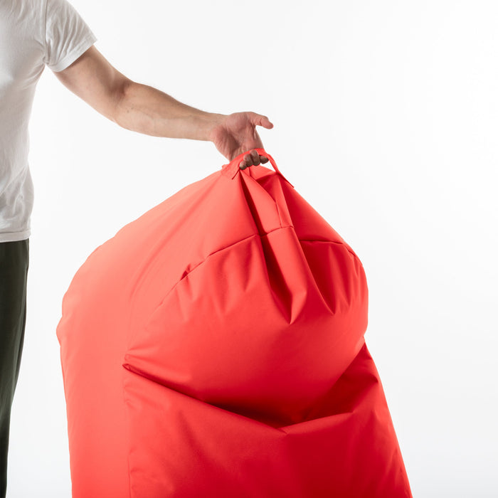 Pouf poltrona Arko Avalon in tessuto poliestere Samba Per Esterno, Sfoderabile con Sacca Interna, Dim. 80x100 cm
