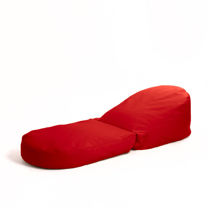 Avalon Pouf Poltrona/Letto Double Mamba in ecopelle Imbottito Made in Italy dim:  95X75 cm
