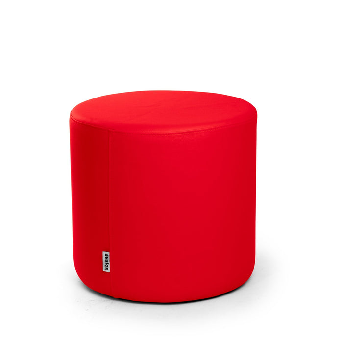 Avalon Tavolino Pouf Rigido Cilindro Similpelle Mamba Trendy Classe 1-IM Ignifugo per Interno ed Esterno. Dim: Ø45 cm X H40 cm