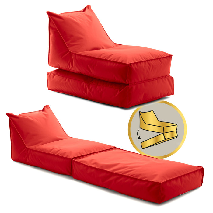 Pouf Poltrona Badd Duo Avalon in tessuto poliestere Jive Per Interno. Dim: 95x60 cm