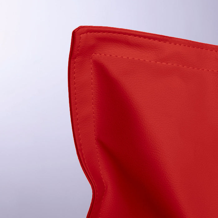 Pouf Poltrona Cuscino Thin medio in finta pelle antimacchia Mamba per esterno dim.90x135 cm
