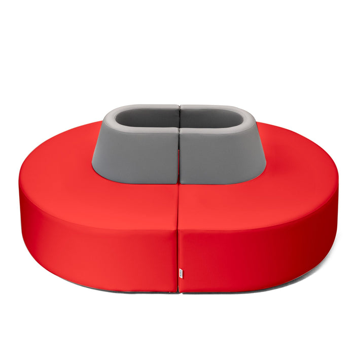 Pouf Magnetica Avalon in Ecopelle Mamba Trendy Classe 1-IM Ignifugo per Interno ed Esterno. Dim: Larg. 150 cm X Prof. 100 X H70 cm