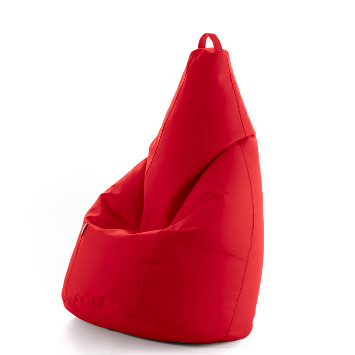 Avalon Pouf Poltrona Sacco Pera in Finta pelle Jazz di Dim. 70x130cm Made in Italy + Pochette Omaggio
