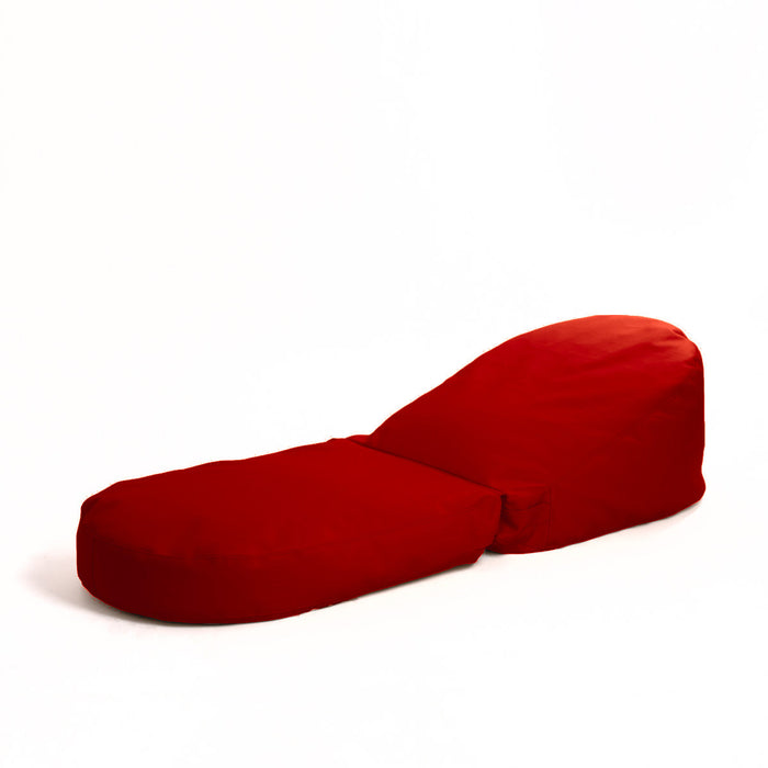 Avalon Pouf Poltrona/Letto Double Mamba in ecopelle Imbottito Made in Italy dim:  95X75 cm