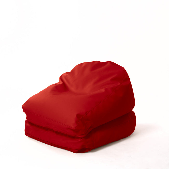 Avalon Pouf Poltrona/Letto Double Mamba in ecopelle Imbottito Made in Italy dim:  95X75 cm