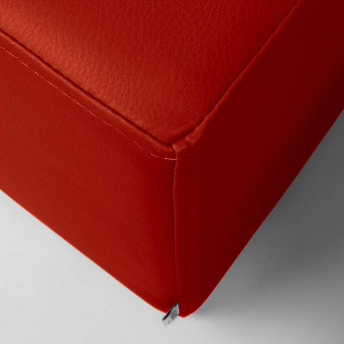Avalon Tavolino Pouf Cubo rigido in Similpelle Mamba Trendy Classe 1-IM Ignifugo per Interno ed Esterno. Dim: Larg 45cm X Prof 45cm X Alt 40 Cm