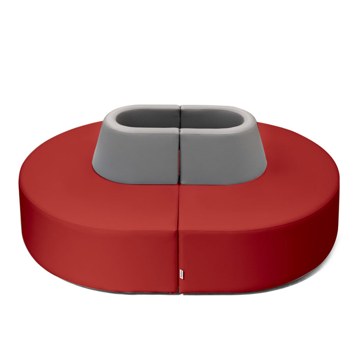 Pouf Magnetica Avalon in Ecopelle Mamba Trendy Classe 1-IM Ignifugo per Interno ed Esterno. Dim: Larg. 150 cm X Prof. 100 X H70 cm