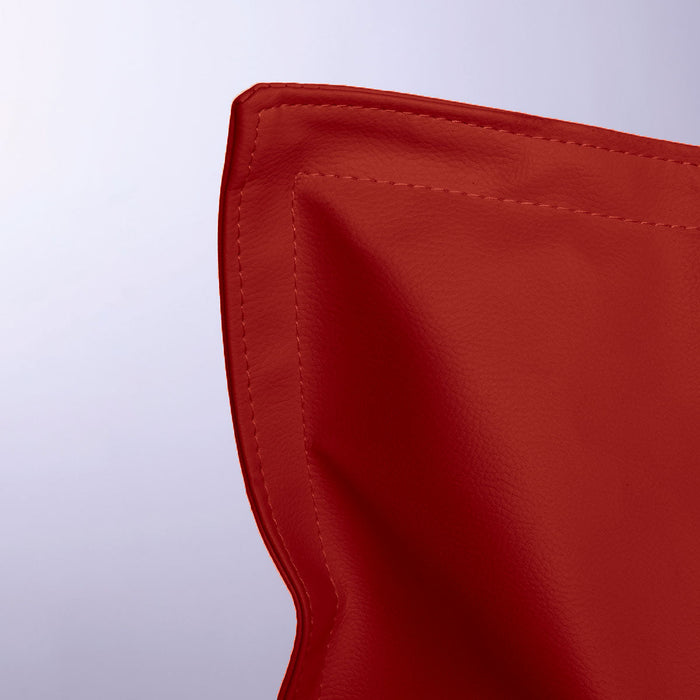 Pouf Poltrona Cuscino Thin medio in finta pelle antimacchia Mamba per esterno dim.90x135 cm
